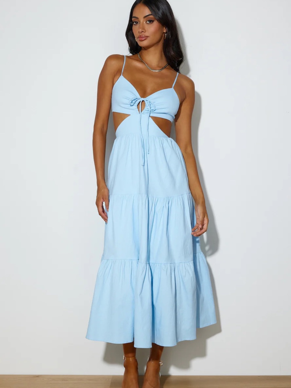 Hello Molly Loving Her Style Maxi Dress Blue